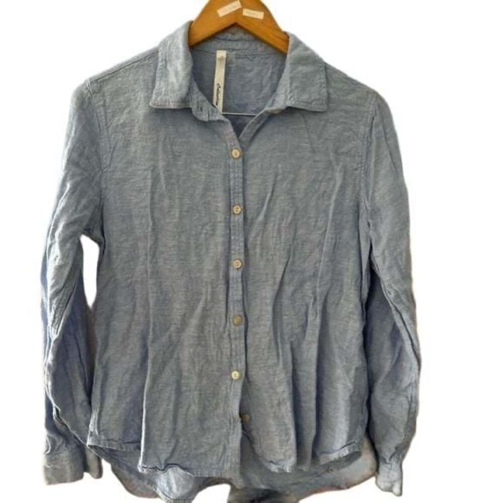NY Collection Light Blue Blouse